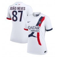 Dres Paris Saint-Germain Joao Neves #87 Preč pre Ženy 2024-25 Krátky Rukáv